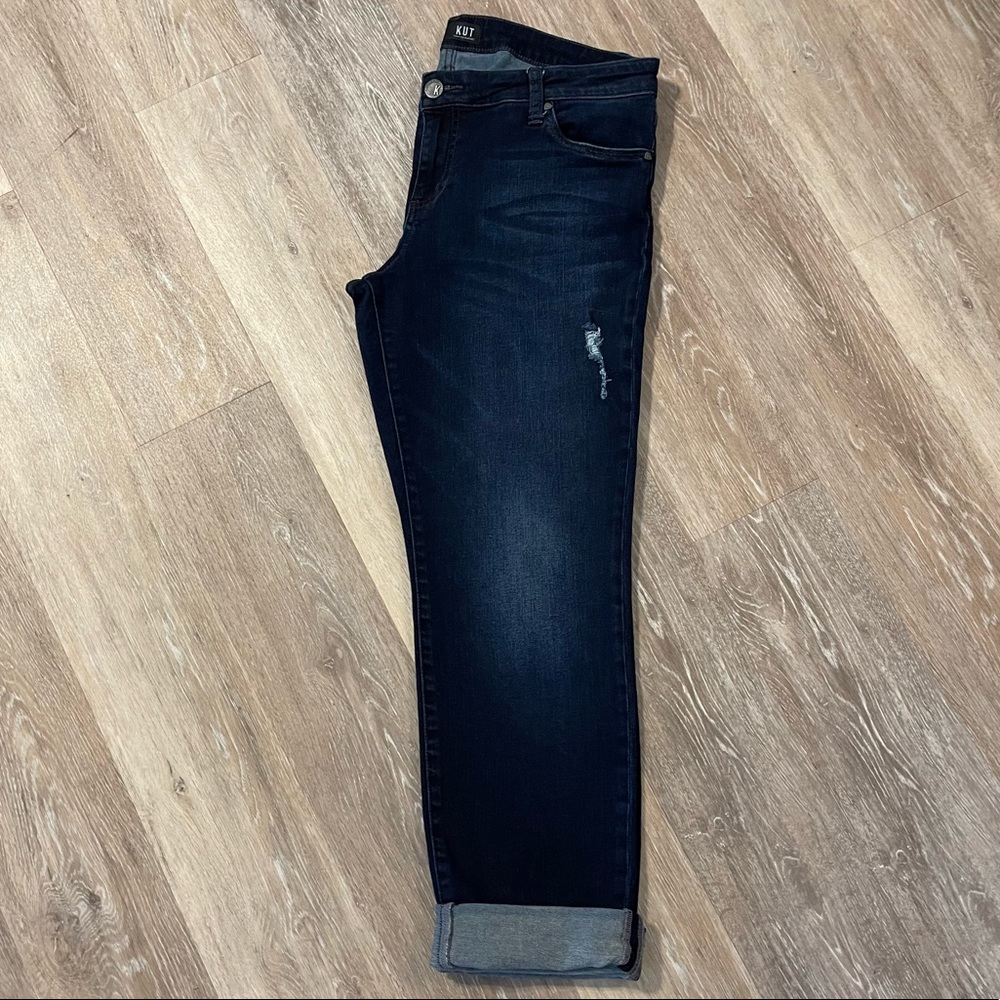 Kut from the Kloth Catherine Boyfriend jeans size 12 - Picture 11 of 16